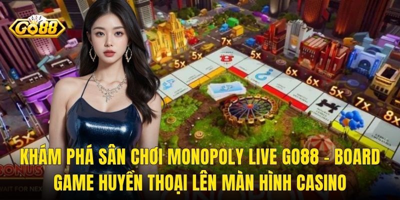 Khám Phá Sân Chơi Monopoly Live Go88 – Board Game Huyền Thoại Lên Màn Hình Casino