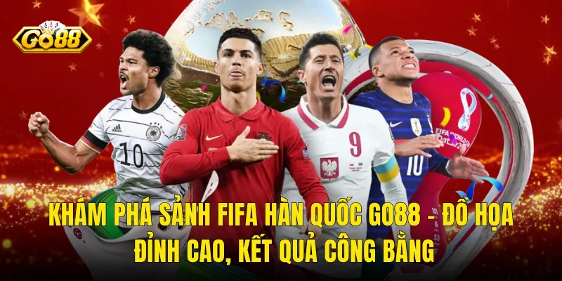 Khám Phá Sảnh FIFA Hàn Quốc Go88 – Đồ Họa Đỉnh Cao, Kết Quả Công Bằng